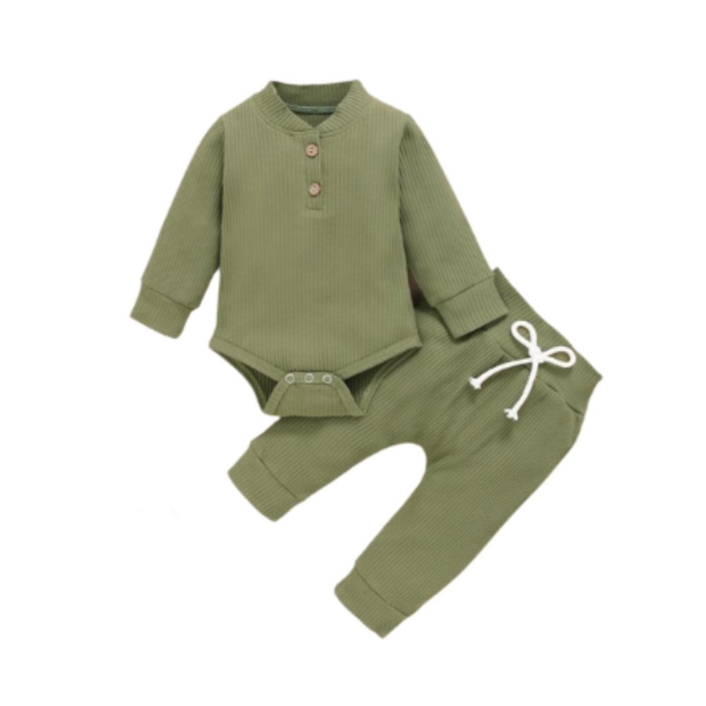 Pea Green Matching Sets - Picture 2 of 2